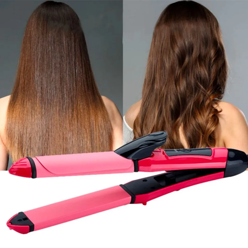 2 in 1 Hair Straightener and Curler