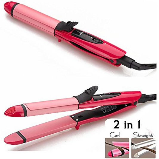 2 in 1 Hair Straightener and Curler