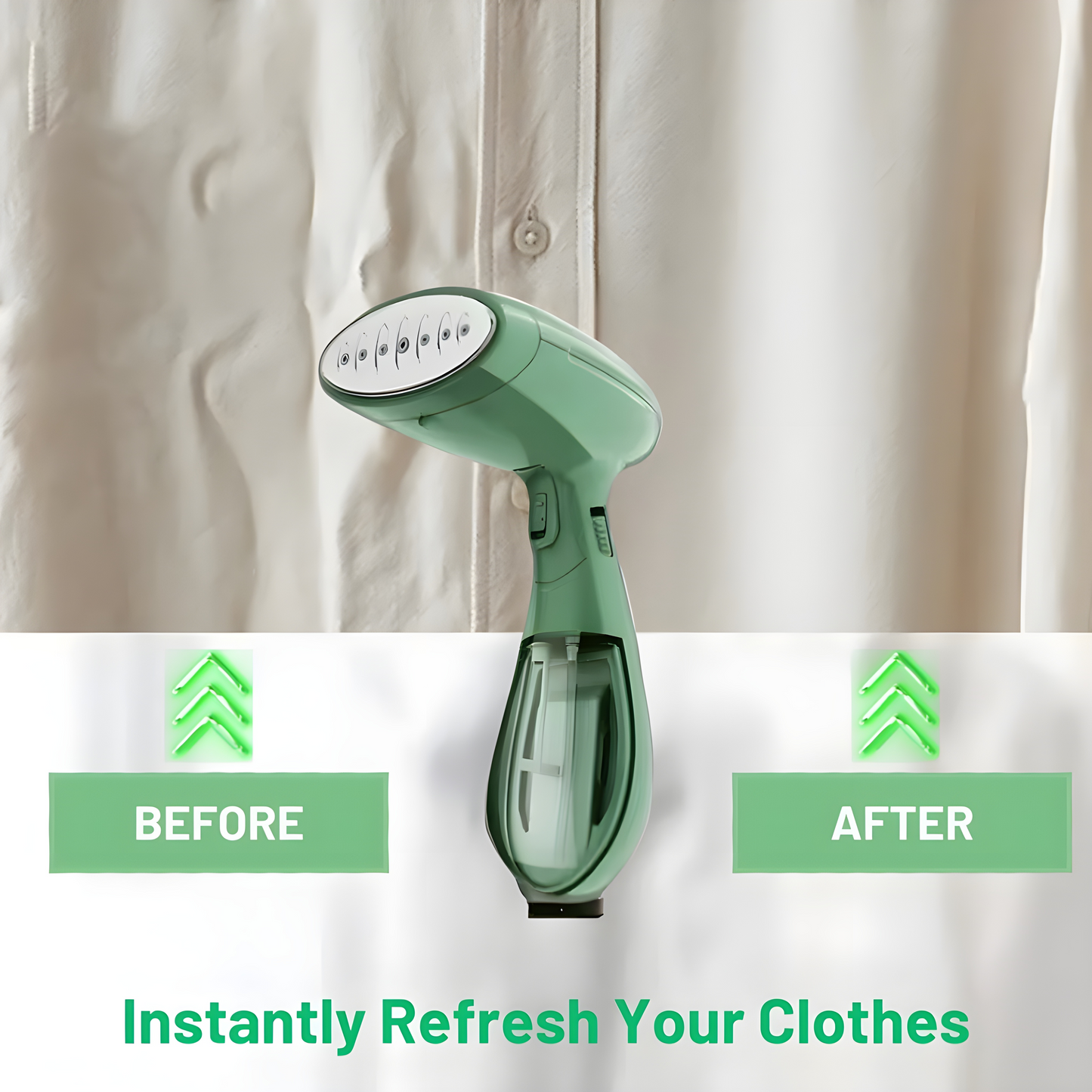 Garment Steamer For Clothes - Wrinkle Free Clothes in Minutes