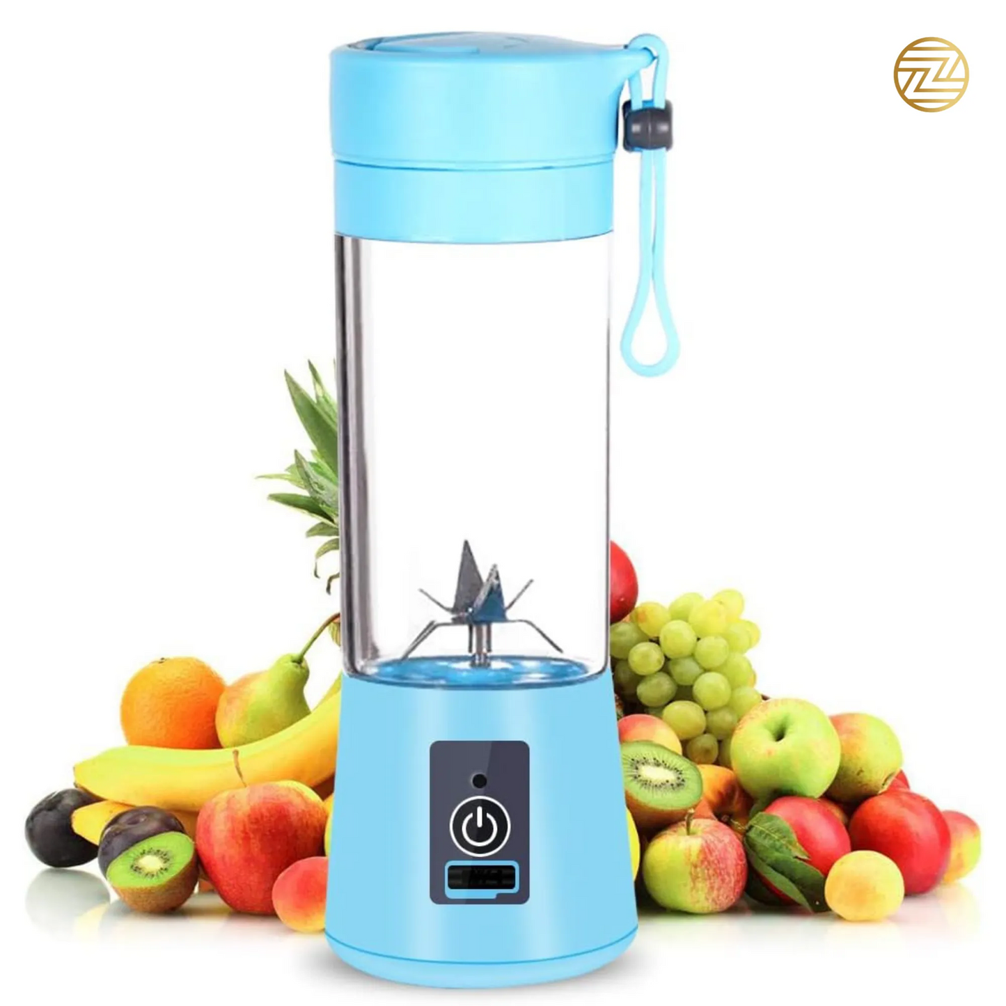 Mini Portable Usb Rechargeable Juicer Blender Mixer 6 Blades 380ml